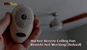 Harbor Breeze Ceiling Fan Remote Not