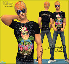 the sims resource ed hardy male set