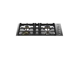Gas stovetop or cooktop installation details. 30 Drop In Gas Cooktop 4 Brass Burners Bertazzoni