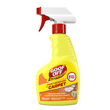 paint remover for carpet goof off