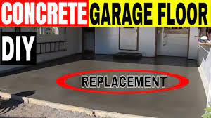 replacing concrete garage floor