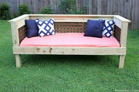 outdoor daybed diy project perfect