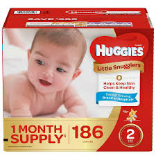 Details About Huggies Little Snugglers Diapers Size 2 186 Diapers
