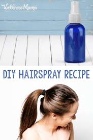 homemade natural hairspray recipe