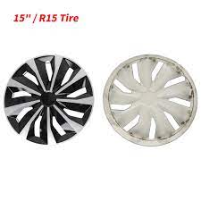 4 wheel covers hubcaps fit r15 tire