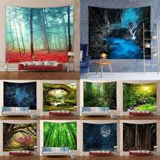 Large Tapestry Wall Hanging The Forest