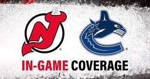 Live Game Blog Devils Vs Canucks New Jersey Devils