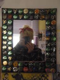 Bottle Cap Mirror How To Make A Wall