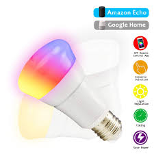Smart Bulb Light Wifi App Indoor Remote Control Noauka Night Light Smart Led Rgb Changing Multicolored Multiple Modes Timing Function Work With