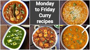 monday to friday simple curry recipes