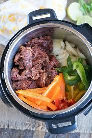 When instant pot says hot add in 2 tbsp of oil and then place the steak in the pot. Best Beef Instant Pot Fajitas Recipe Ninja Foodi Fajitas