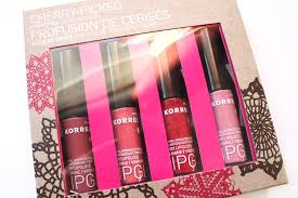 korres cherry picked lipgloss quad