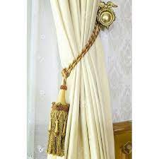 golden curtain tie back at rs 25 piece