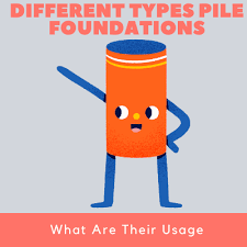 diffe types pile foundations and