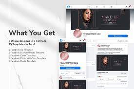 makeup artist facebook cover and post