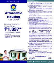 affordable housing program