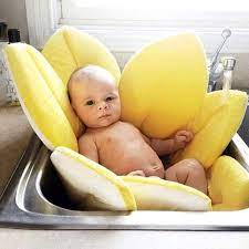 Super soft and cuddly to keep baby happy and comfortable. Baby Bath Flower Support Lounger Sink Bathtub Cushion Pad For Newborn Christening Birthday Party Towelling Safety 0 6 Months Infant Yellow Buy Online In Botswana At Botswana Desertcart Com Productid 147446701