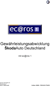 Gewährleistungsabwicklung ŠkodaAuto Deutschland - PDF Kostenfreier Download