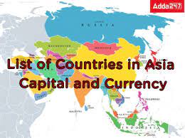 asian countries list how many country