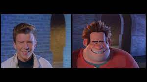 Wreck it Ralph | Rick Astley - side-by-side comparison - YouTube