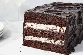 Chocolate Cassata Cake gambar png