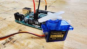 control servo motors with arduino code