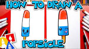 how to draw a rocket popsicle you