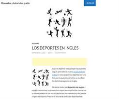 Documents similar to lista de deportes en inglés. Los Deportes En Ingles Didactalia Material Educativo