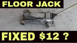 floor jack rebuild leaking down solved