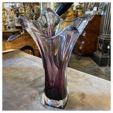 Vintage Purple Sommerso Murano Glass