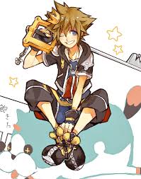 Sora was sitting alone thinking man i can't believe i let cloud get the drop on me like that. Sora Kingdom Hearts Image 1284302 Zerochan Anime Image Board