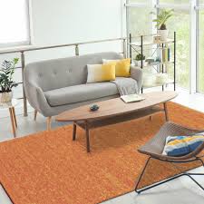 chicago orange rug by the rugs
