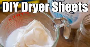 how to make diy dryer sheets laundry