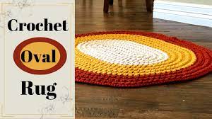 how to crochet a rug oval rug cable