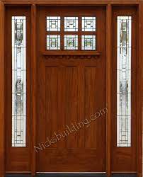 Craftsman Style Doors And Sidelights