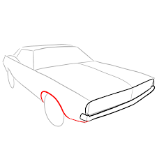 how to draw dodge challenger 1970