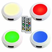 led push light wireless color changing