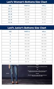 Levi Skinny Jeans Size Chart Best Picture Of Chart