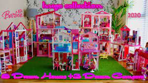 Barbie dreamhouse dollhouse with pool, and elevator. Barbie Dream House And Dream Camper Huge Collection 2020 Barbie Dollhouse Tour Barbie Dream Life Youtube