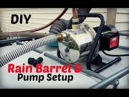 Diy Rain Barrel And Pump Setup You