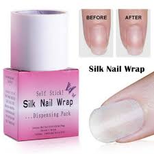 1 roll white fibergl nail wrap