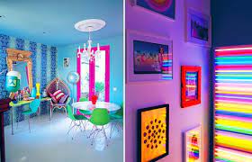 neon liscious decoração colorida
