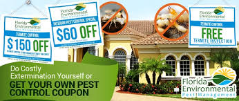 Today, there is a total of 3 do it yourself pest control coupons and discount deals. Do Costly Extermination Yourself Or Get Your Own Pest Control Coupon Florida Environmental Pest Management