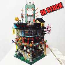 Ninjago City 06066 Masters of Spinjitzu Compatible with Iego 70620 LED  Light Building Blocks Bricks Toys lepinblocks Best Gifts|Blocks