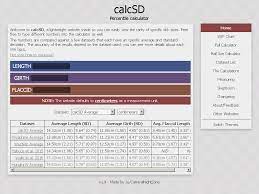 calcSD - Dick Size Percentile Calculator
