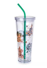 The starbucks in downtown disney is a starbucks reserve, serving the regular starbucks menu items in addition to several higher grade items. Disney Tumbler With Straw Starbucks Disney Parks 3rd Edition