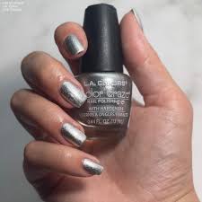 silver metallic nail polish lots of