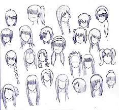 Drawing the bulge of hair make your hairstyle looks fuller. Anime Girl Drawing Easy Hair Anime Wallpapers