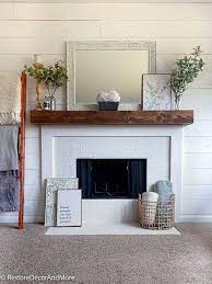 Our Diy Faux Brick Fireplace