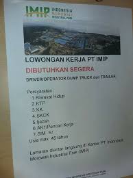 Pt indonesia morowali industrial park. Imip News Lowongan Pekerjaan Pt Imip Morowali Sulawesi ÙÙŠØ³Ø¨ÙˆÙƒ